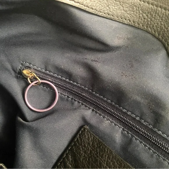 Cole Haan black leather double strap shoulder bag - Picture 8 of 10